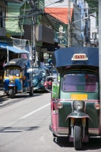 I tipici Tuk-Tuk di Bangkok