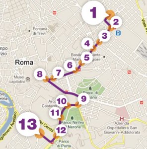 Il percorso della parata dell'europride