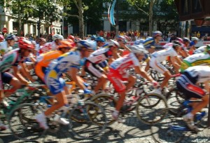 I ciclisti del tour de France