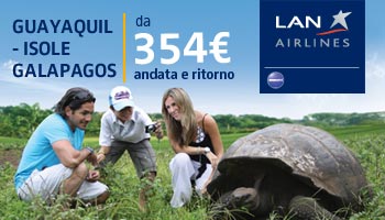 rotta LAN Guayaquil - Galapagos