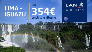 rotta LAN Lima - Iguazu
