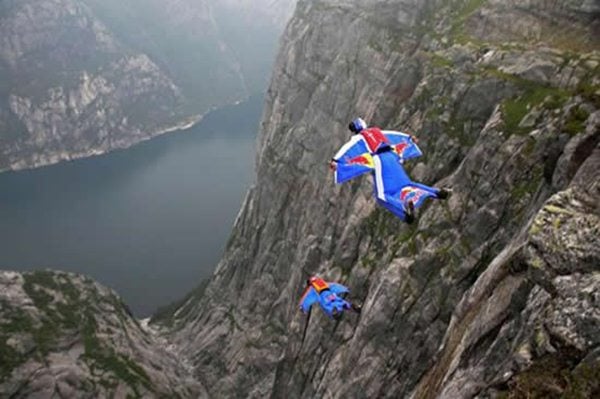 Base jumping