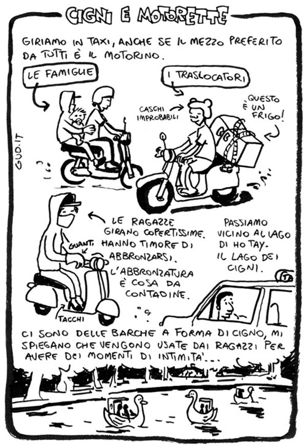 reportage viaggio fumetti Gud