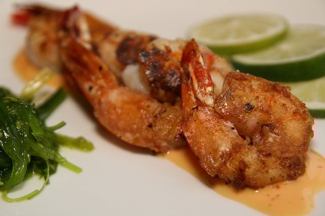 Gamberi grigliati