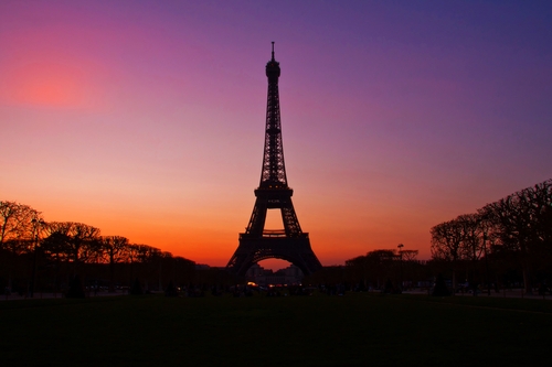 Parigi al tramonto