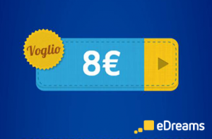 codice sconto eDreams facebook