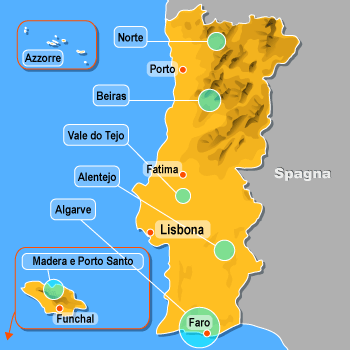 mappa portogallo