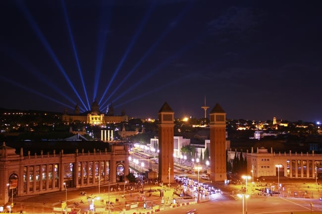 Barcellona di notte