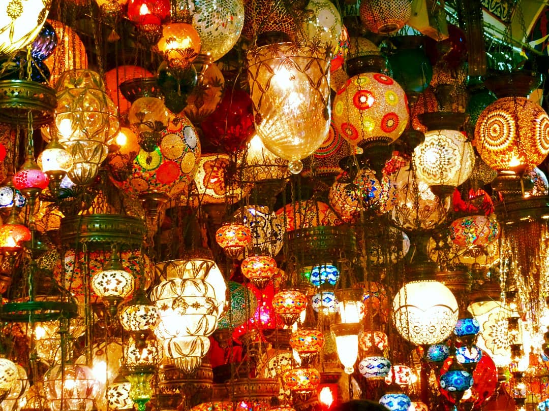 istanbul gran bazar lampade
