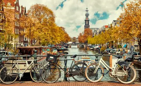 bici canali amsterdam