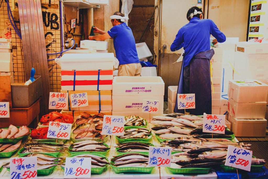 Mercato del pesce di Tokyo