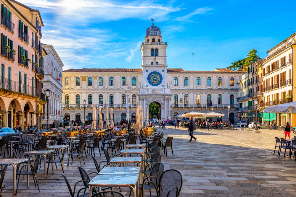 piazza dei Signori e Torre dell'orologio Padova