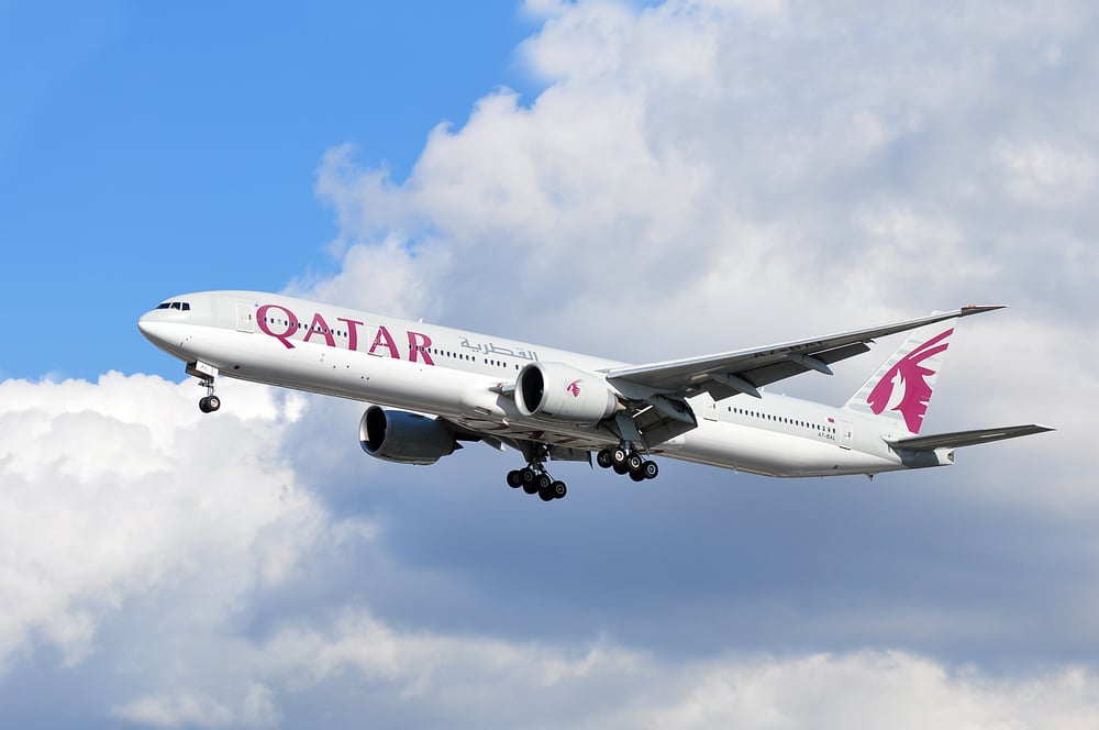 aereo Qatar Airways