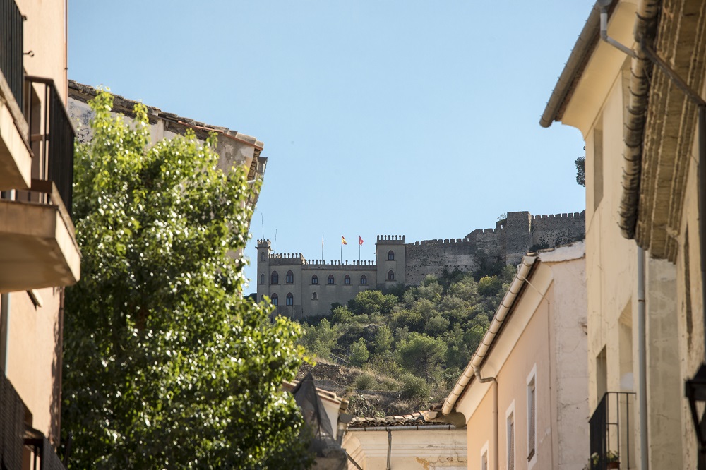 Castello di Xàtiva vista dal borgo