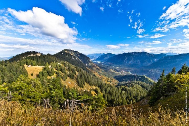 Paesaggio Alpi dell'Ammergau, Germania