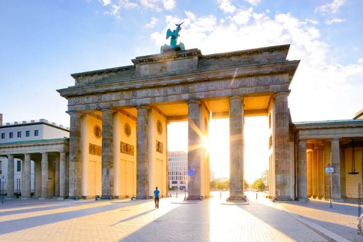 Città di Berlino, Germania - Brandenburg Gate