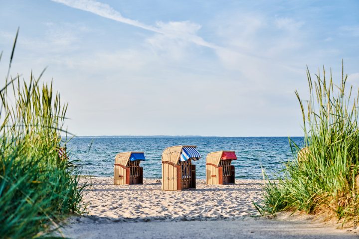 Cestini da spiaggia del Meclemburgo, Germania