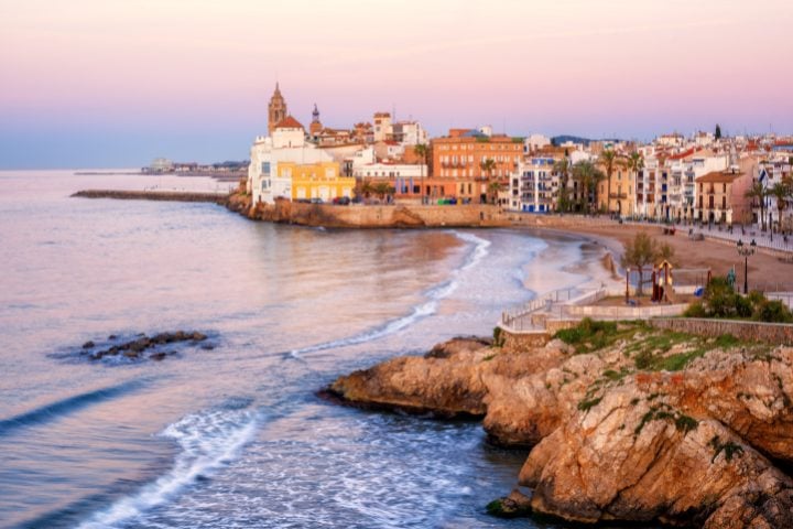 Città di Sitges, Catalogna, Spagna