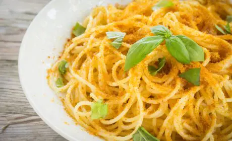 spaghetti con bottarga