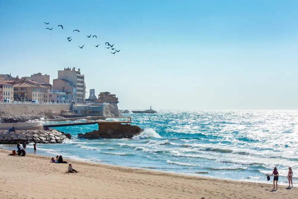 spiaggia les catalans marsiglia 