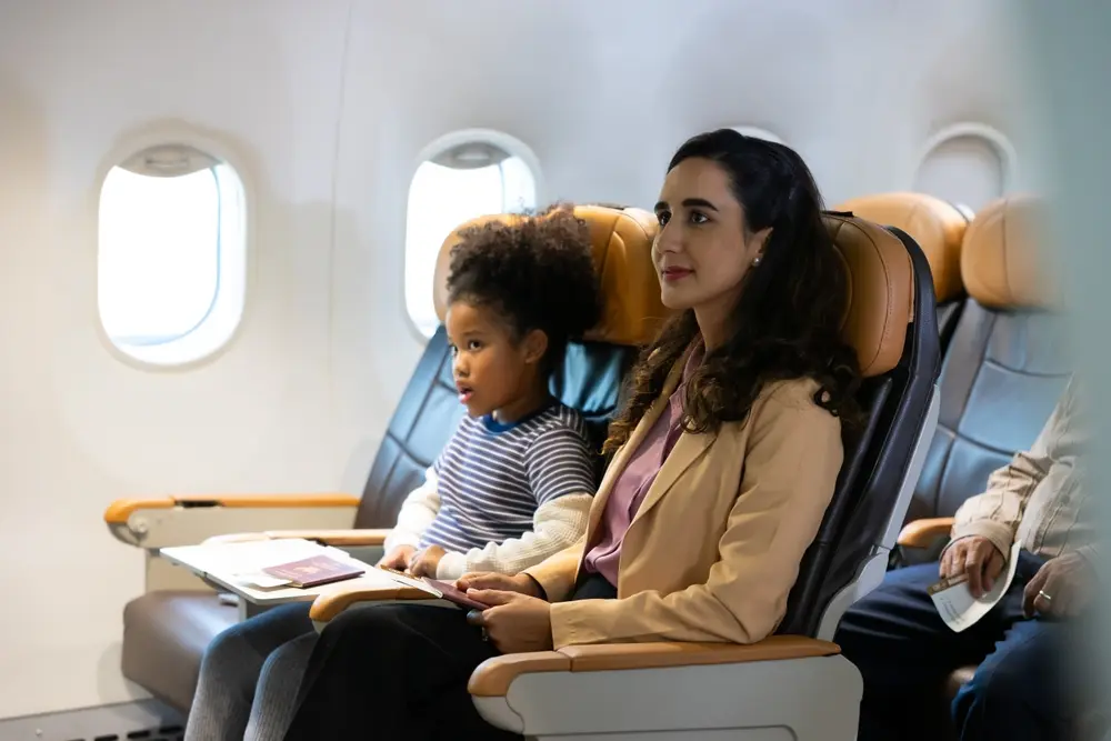 Sedile reclinabile in aereo